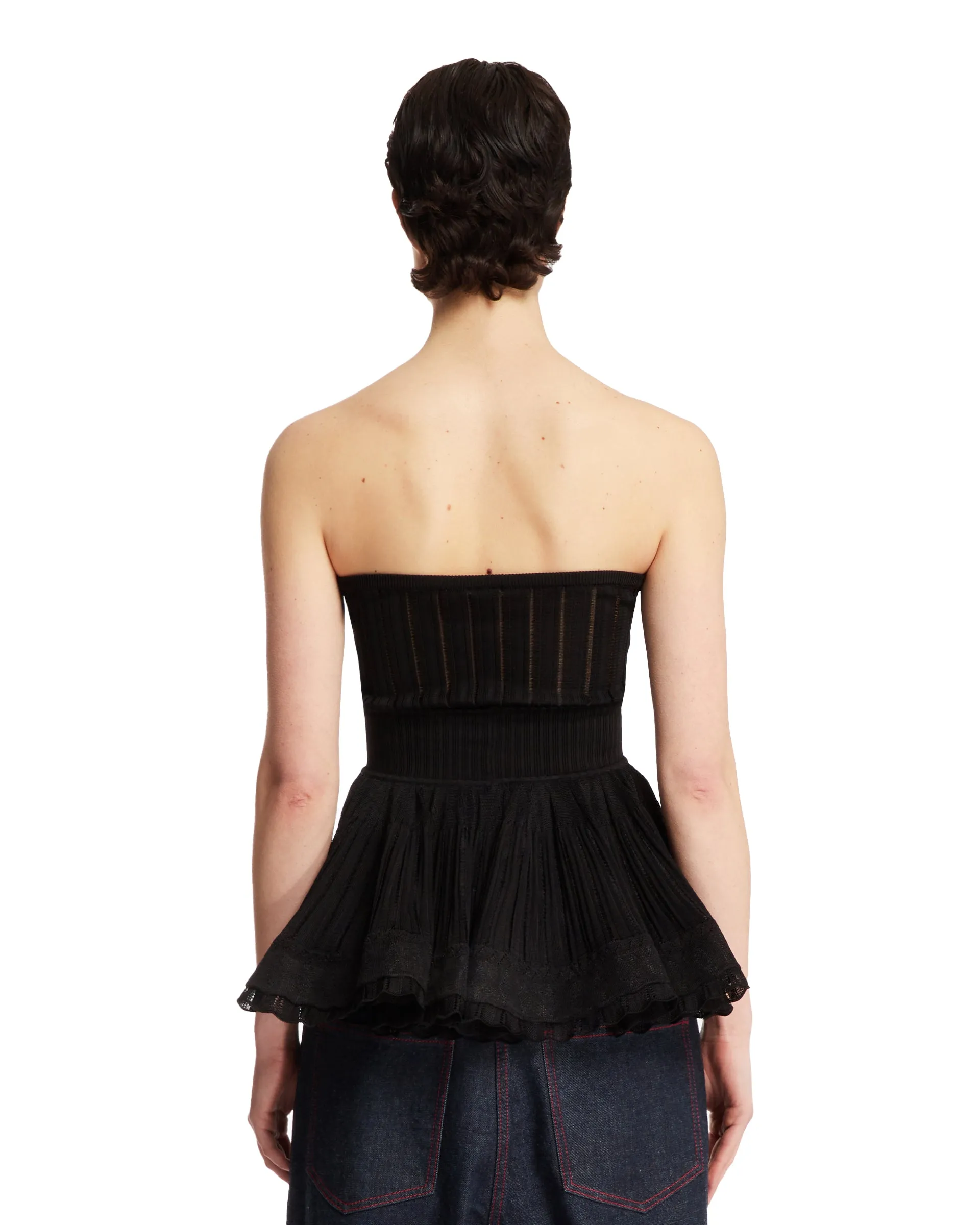 Black Crinoline Top