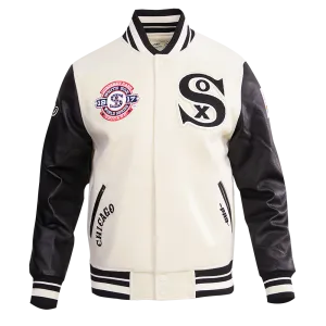 Chicago White Sox Crème Varsity Jacket