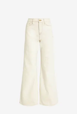LE PALAZZO high-rise wide leg denim