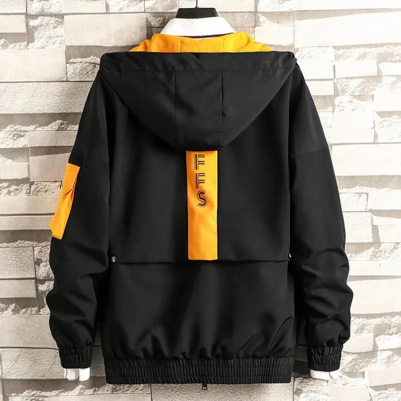 Men's Autumn Windbreaker With Big Pockets