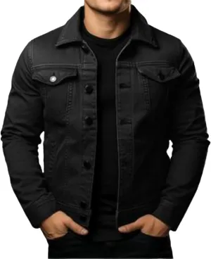 Mens Cozy Jacket Lightweight Casual Coat Lapel Button Pockets Outwear Slim Fit Overshirt Spring Fall
