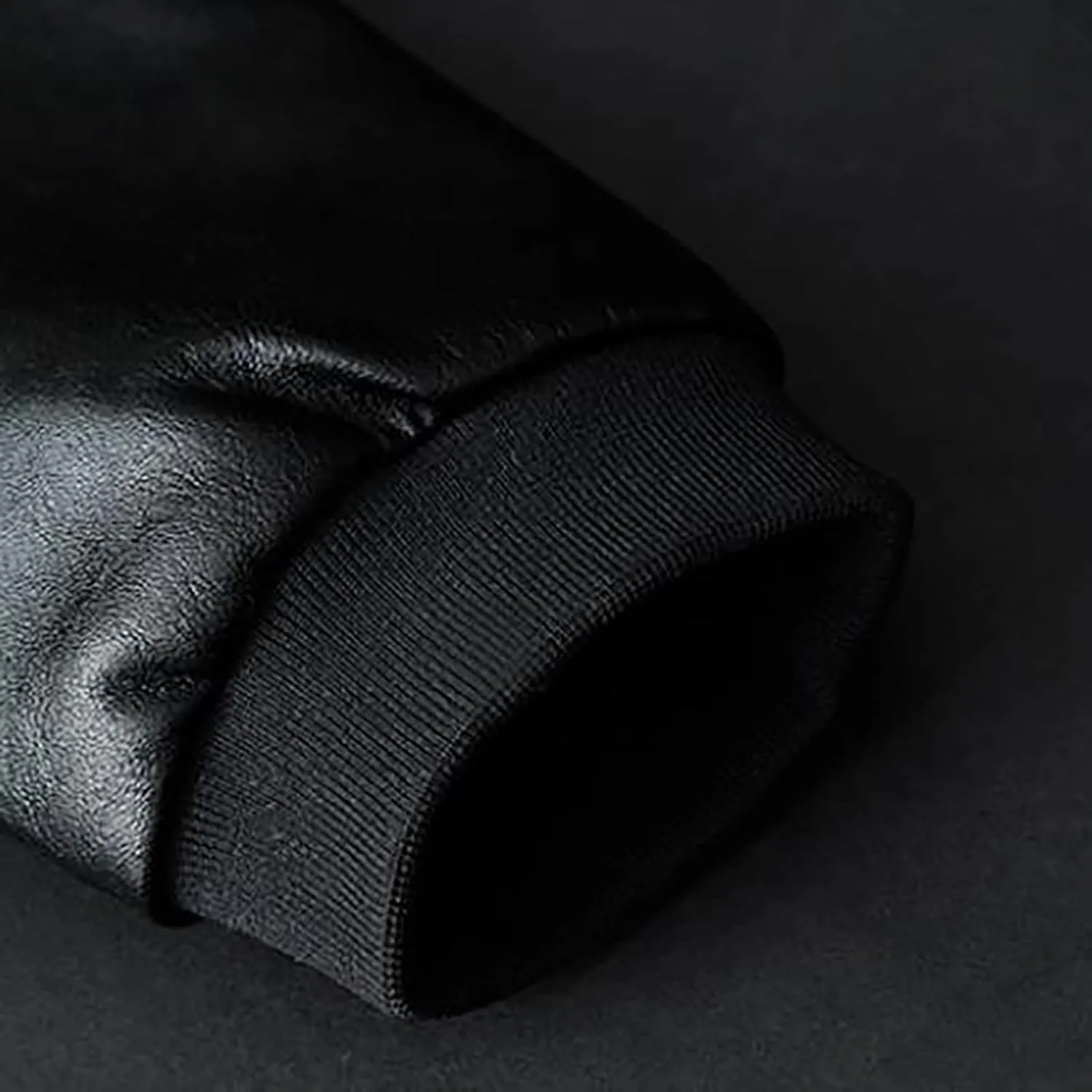 Real Leather Jacket Men Collar Winter Autumn Men Club Coat Long Jacket Stand Men's Coats Jackets Vintage Jacket Men