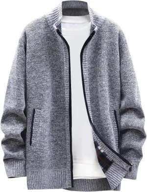 Ymosrh Mens Jackets and Winter Men's Fashion Loose Cardigan Warm Lapel Hooded Jacket Sweater Lightweight Rain Jacket